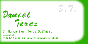 daniel tercs business card